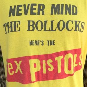 Original 80 S Vintage SEX PISTOLS Never Mind The Bollocks T Shirt L With Screen Stars Tag Etsy