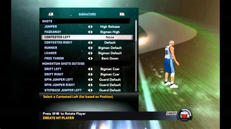 Nba K My Player Pf Creation Youtube