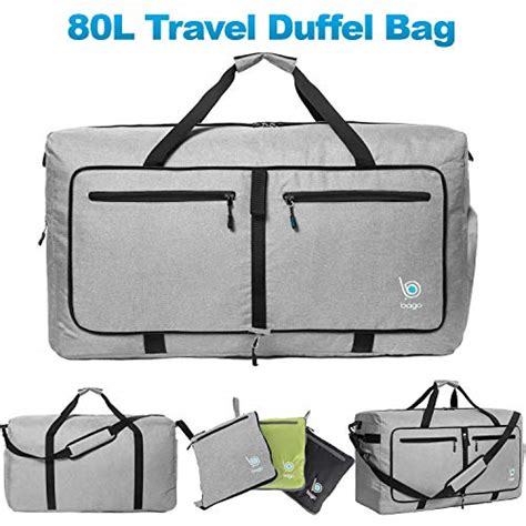 Bago 80l Travel Duffle Bag Foldable Weekender Bag