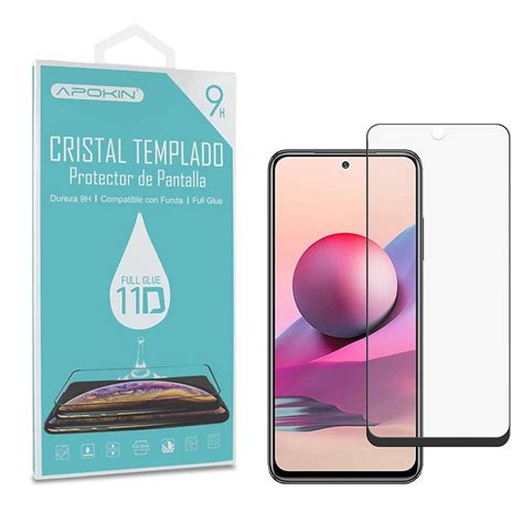 Cristal Templado Full Glue 11D Premium Xiaomi Redmi Note 10 5G Poco M3