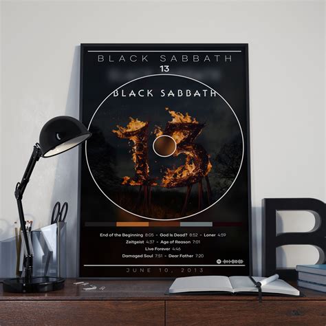 Black Sabbath Poster Print 13 Poster Metal Music Poster - Etsy