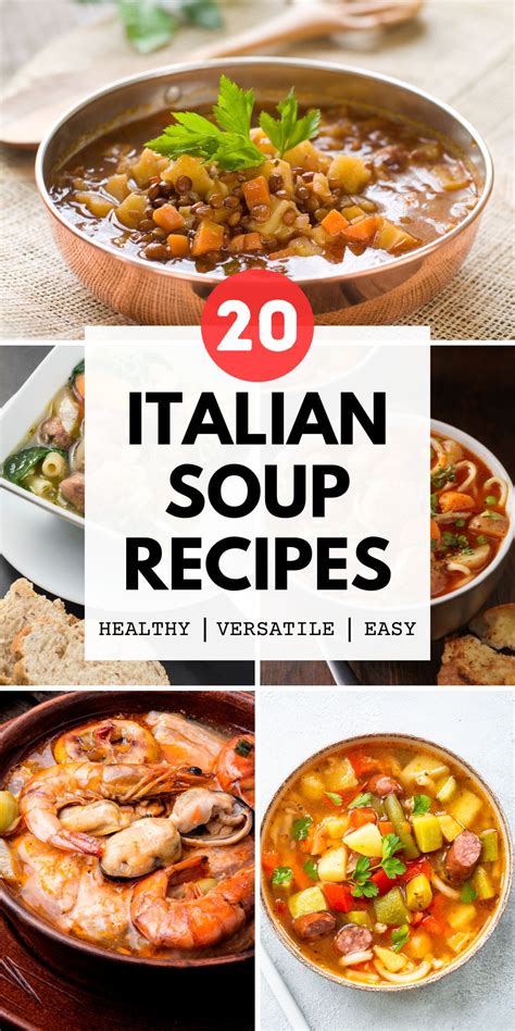 20 Authentic Italian Soup Recipes