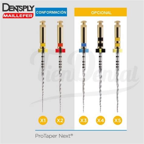 Limas Protaper Next Niti Dentsply Maillefer Uds