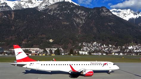 Scenic Plane Spotting At Innsbruck Kranebitten Airport In Austria Youtube