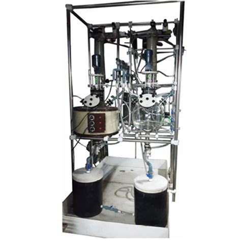 Glass Distillation Assembly Unit Borosilicate Glass Laboratory Glassware Rotary Film