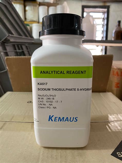 Sodium Thiosulfate Pentahydrate Ar Grade