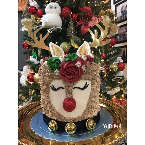 Rudolph The Red Nosed Reindeer Cake Gingerbread Cake And Vanilla