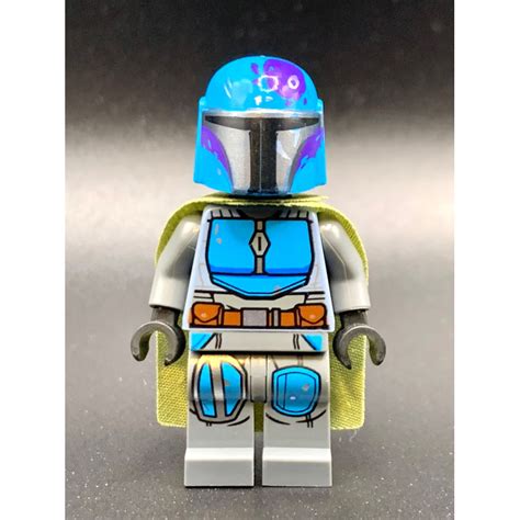 Sw Mandalorian Tribe Warrior Male Olive Green Cape Dark Azure