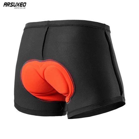 Arsuxeo Unsex Cycling Underwear Bike Bicycle