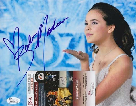 Bailee Madison Signed 8x10 Photo W Jsa Coa Aa22480 Bridge To