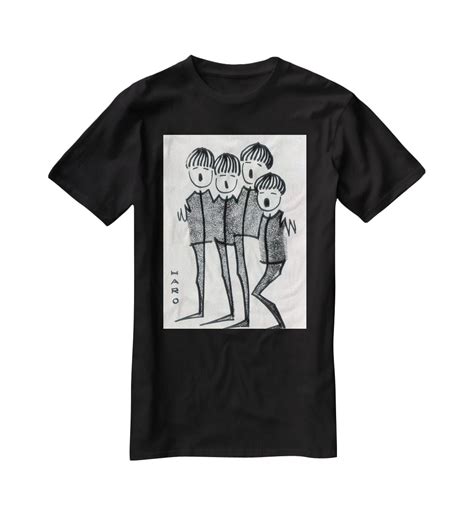 Beatles cartoon by Haro T-Shirt | Canvas Art Rocks