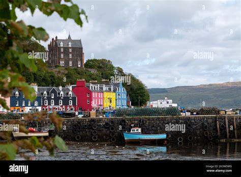 14 September 2022. Tobermory, Isle of Mull, Scotland. This is the very ...