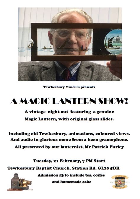 A Magic Lantern Show, with a real magic lantern - Tewkesbury Museum