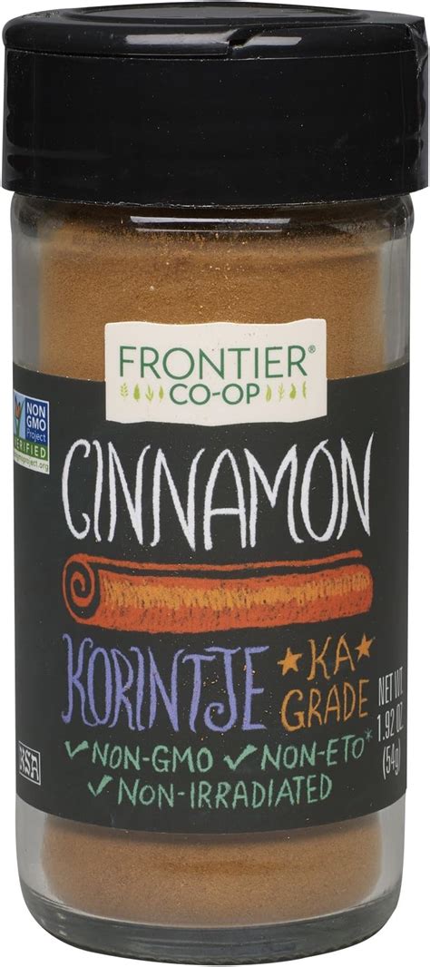 Frontier Co Op Organic Ground Cinnamon 19 Ounce Bottle