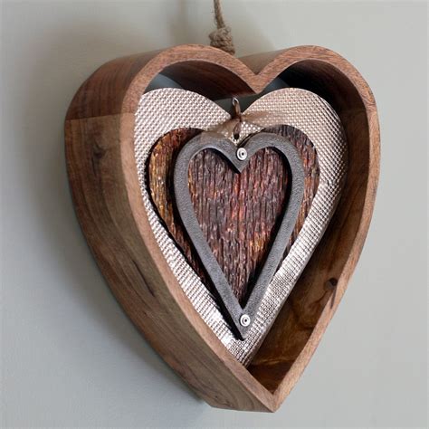 Carol Braden, LLC. Wooden Heart Wall Decor