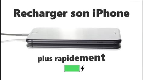 Recharger Son IPhone Plus Rapidement IOS YouTube