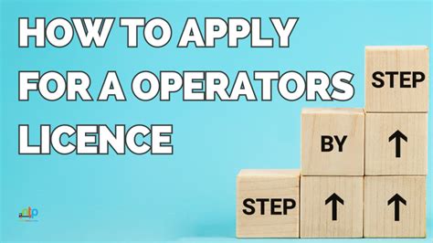 How To Apply For A Operators Licence Ntp Online Learning