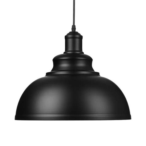 Lámpara de techo Colgante Vintage Campana Negro Serlux