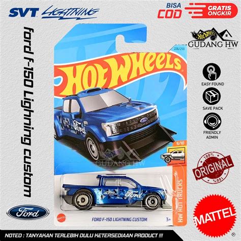 Jual Hot Wheels Ford F Lightning Custom Shopee Indonesia