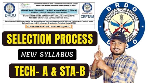 Drdo Ceptam Tech A Sta B New Selection Process New Syllabus