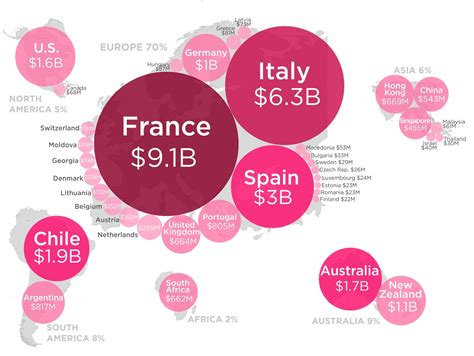 This Map Shows Which Countries Produce The Most Wine Around The World