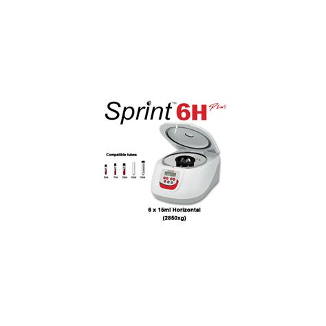 Sprint 6H Plus Clinical Centrifuge With 6 X 15ml Swing Out Rotor 115V