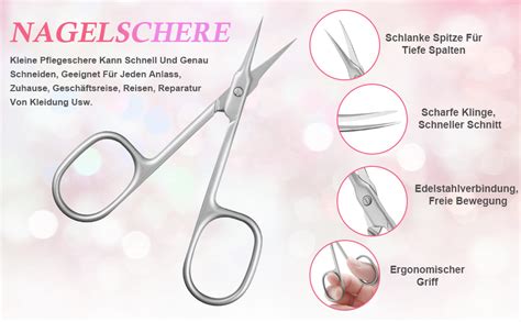 Acwoo Nagelschere St Cke Aus Rostfreiem Edelstahl Nagelhautschere