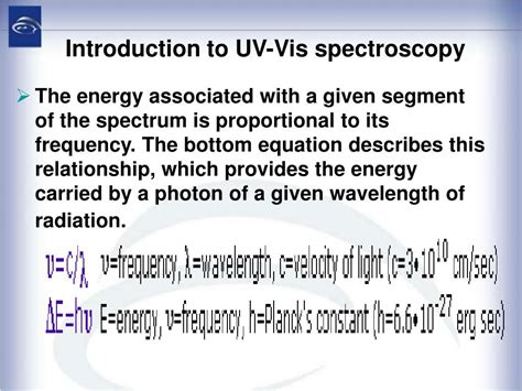 Ppt Ultraviolet Visible Spectroscopy Powerpoint Presentation Free