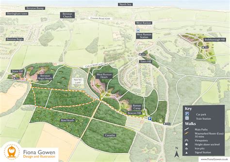 National Trust Property Maps On Behance