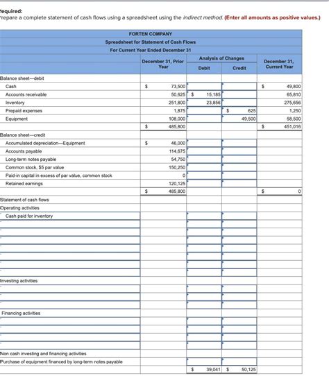 Solved Forten Companys Current Year Income Stat Solutioninn