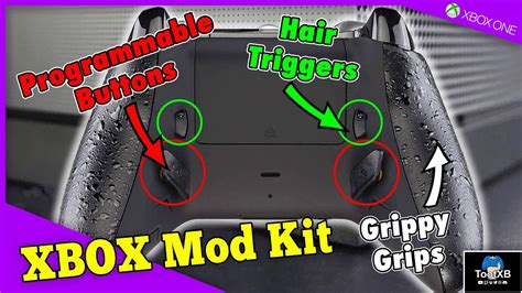 Xbox One Controller Mod Pack Extremerate Lofty Remap Kit Tootxb Youtube