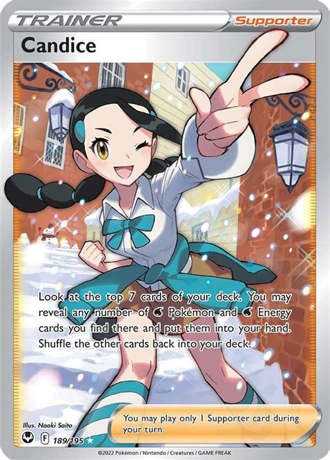 Candice Full Art SWSH12 Silver Tempest Pokemon