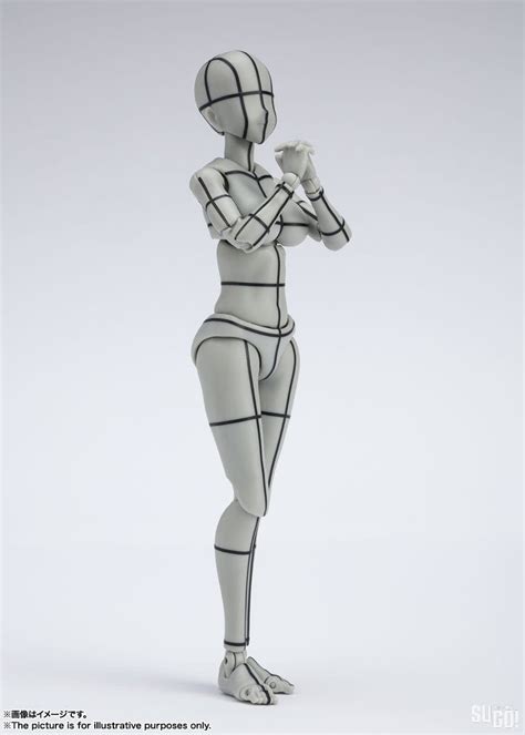 Bandai S H Figuarts Body Chan Kentaro Yabuki Edition Wireframe Gray