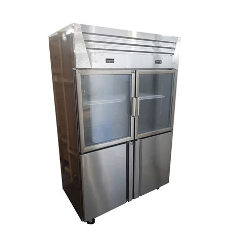 Stainless Steel Door Upright Chiller Freezer Combination Shopee