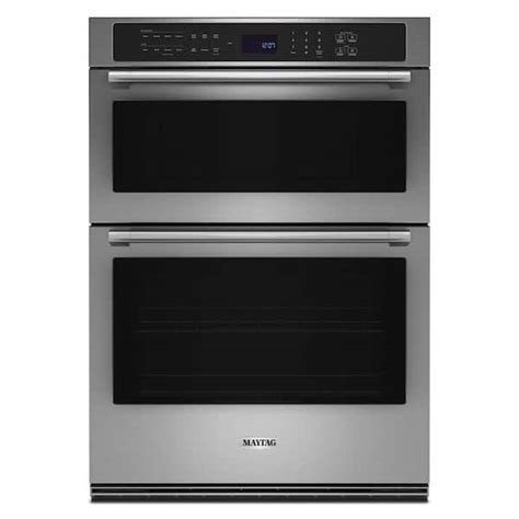 Maytag In Electric Wall Oven Microwave Combo In Fingerprint