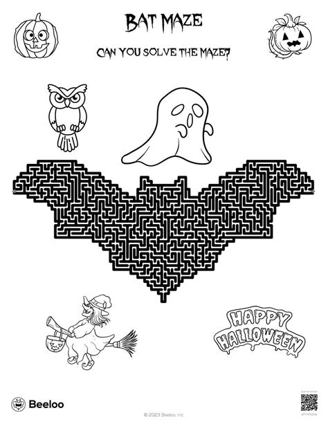 Bat Maze • Beeloo Printable Crafts And Activities For Kids