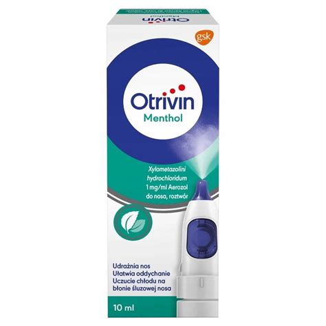 Otrivin Menthol Aerozol Do Nosa Na Alergie Ml Allegro Pl