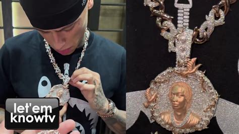 Central Cee Just Got Several Rings And Two Custom Chains In Memory Of His