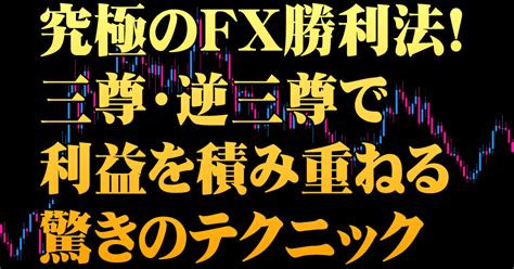 究極のfx勝利法！三尊・逆三尊で利益を積み重ねる驚きのテクニック｜マスクドfx