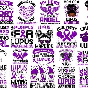 Lupus Awareness Svg Png Bundle Lupus Svg Lupus Warrior Png Lupus