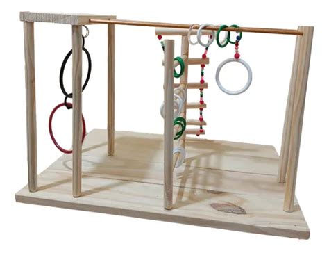 Plataforma Para Brincar - Plataforma Playground Brinquedo Argolas Com Escada | Parcelamento sem juros
