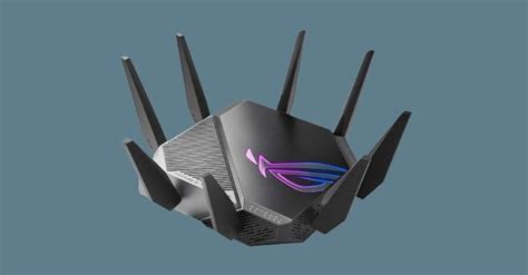 The Asus Gaming Router Is Shown With Its Antennas And Antennas On It