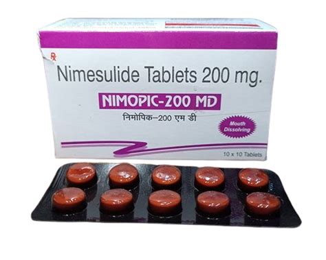 Nimesulide Tablets Mg Nimopic Treatment Analgesic At Rs