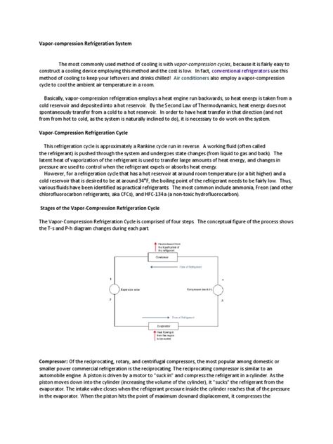 Types of Refrigeration Systems | PDF | Refrigeration | Heat Exchanger