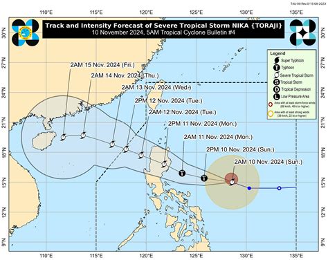 Nika now a severe tropical storm; Signal No. 2 up over parts of Isabela ...