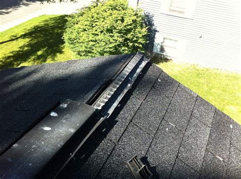 Thiel Roofing - Ridge Vent Repair