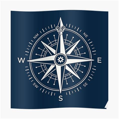 Vintage Nautical Compass Design