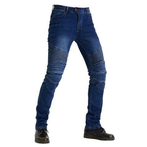 SPODNIE MOTOCYKLOWE BOJÓWKI MĘSKIE JEANSY KEVLAR twzu ZL SKU137435 za