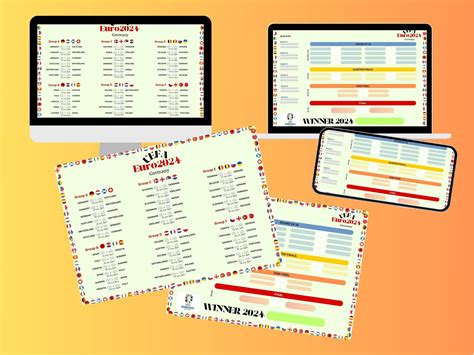 Euro Chart Fixtures And Times Uefa Euro Wallchart Germany