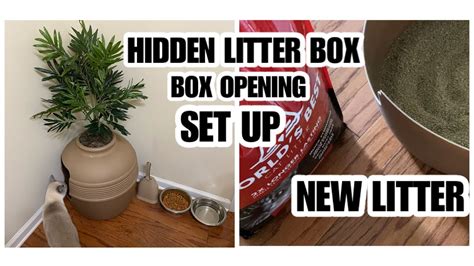 The Best Litter Box Hidden Litter” Opening And Setup Youtube